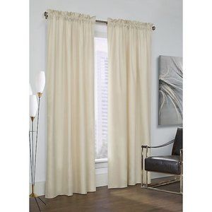 Prescott 2-Pack 84" Window Curtain Panels in Ivory